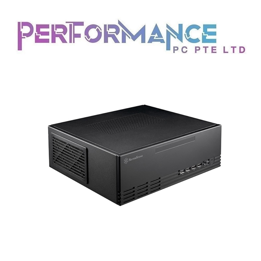 Silverstone SST-ML11B MILO 11 + 300W TX PSU Slim & compact Micro-ATX  enclosure Desktop Casing