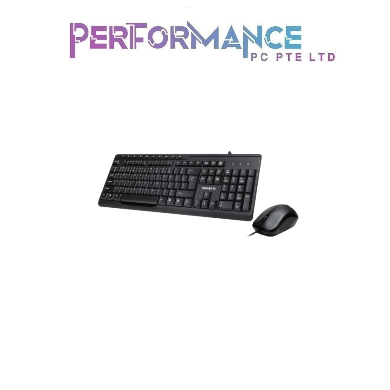 GIGABYTE KM6300 LOW PROFILE MULTIMEDIA MEMBRANE KEYBOARD & MOUSE, 800D