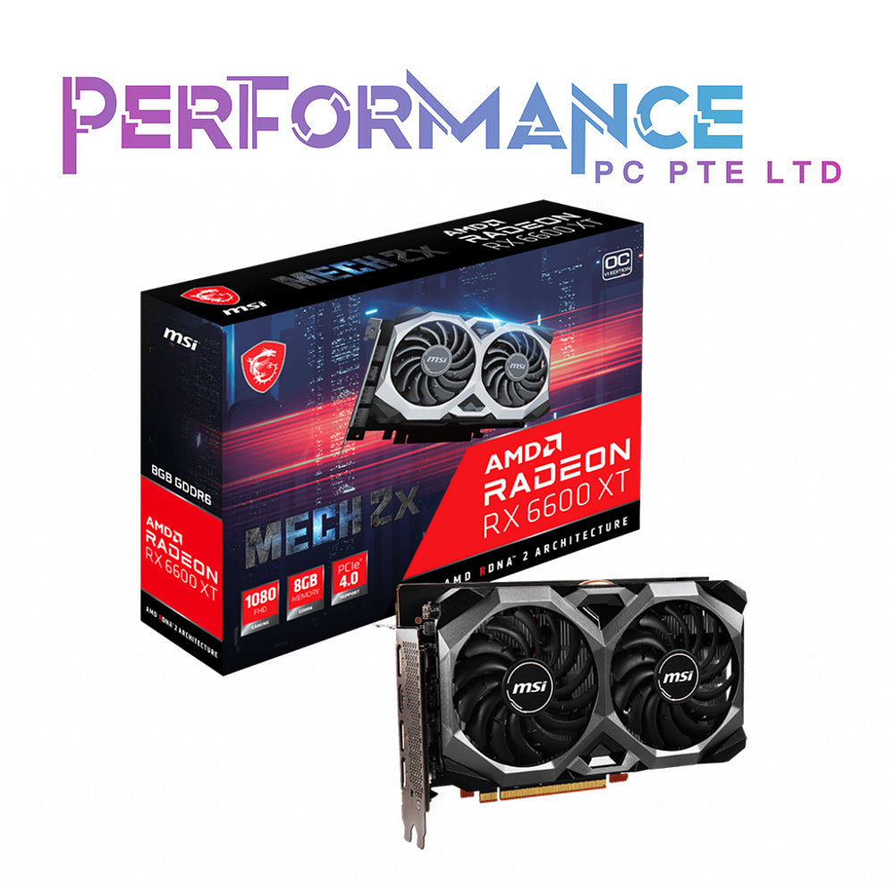 MSI AMD Radeon RX 6600 XT RX 6600XT RX6600XT MECH 2X 8G OC (3