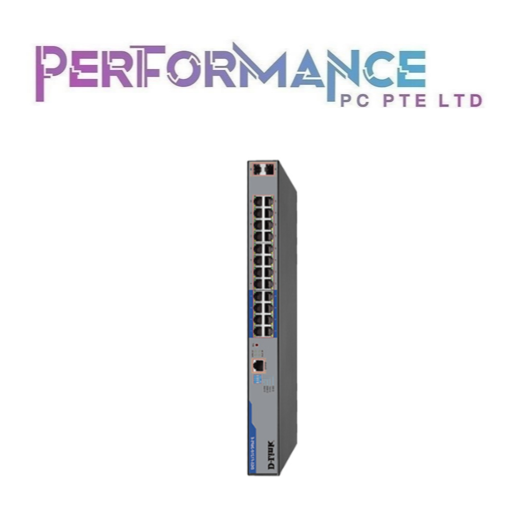 D-Link DGS-F1210-26PS-E  250M 24-Port 1000Mbps PoE Switch with 2 SFP Ports (3 YEARS WARRANTY BY BAN LEONG TECHNOLOGY PTE LTD)