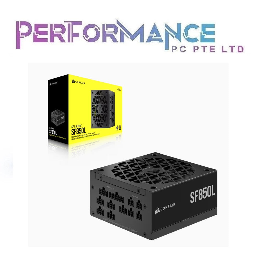 Corsair SF - Series SF850L / SF1000L Fully Modular Low-Noise SFX Power Supply - ATX 3.0 & PCIe 5.0 Compliant - 80+ Gold Certified (7 YEARS WARRANTY BY CONVERGENT SYSTEMS PTE LTD)