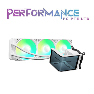 TRYX PANORAMA SE 360 ARGB Liquid Cooler Black / White 6.5 inch curved amoled screen (6 YEARS WARRANTY BY BAN LEONG TECHNOLOGY PTE LTD)+(2 YEARS WARRANTY (FOR SCREEN) BY BAN LEONG TECHNOLOGY PTE LTD)