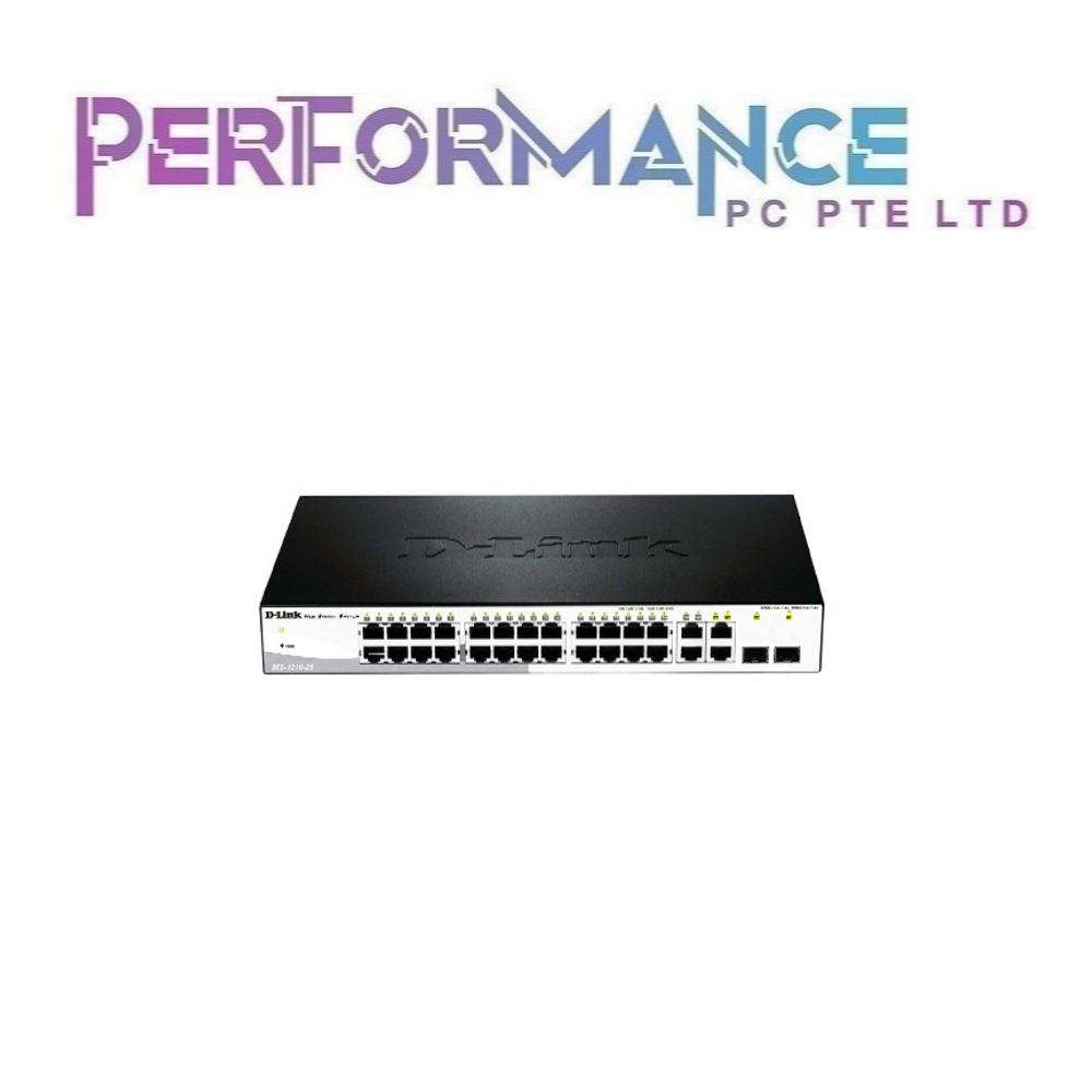 D-Link DES-1210-28P 193W 28-port Fast Ethernet Smart Managed PoE Switch (LIMITED LIFETIME WARRANTY BY BAN LEONG TECHNOLOGY PTE LTD)