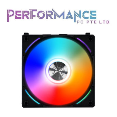 LIAN LI UNI FAN AL 120 AL120 RGB COOLING FANS (Black/White) (2 YEARS WARRANTY BY CORBELL TECHNOLOGY PTE LTD)