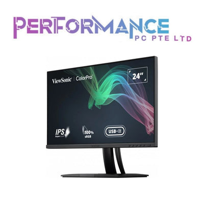 VIEWSONIC VP2456 24" FHD PANTONE VALIDATED 100% SRGB AND FACTORY Monitor with 60W (3 YEARS WARRATY BY KAIRA TECHNOLOGIES