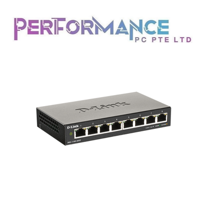 D-Link DGS-1100-08PV2  8-Port Gigabit PoE Smart Managed Switch (LIMITED LIFETIME WARRANTY BY BAN LEONG TECHNOLOGY PTE LTD)