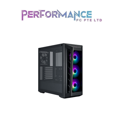 CoolerMaster MasterBox 520 ARGB ATX CASE TG Clear Tint Black / White (2 YEARS WARRANTY BY BAN LEONG TECHNOLOGIES PTE LTD)