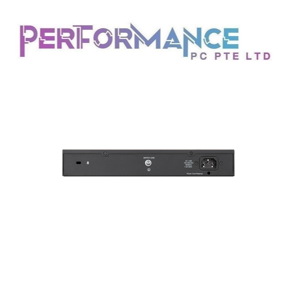 D-Link DGS-1100-24PV2 24-port Gigabit Smart Managed PoE 100W Switch (LIMITED LIFETIME WARRANTY BY BAN LEONG TECHNOLOGY PTE LTD)