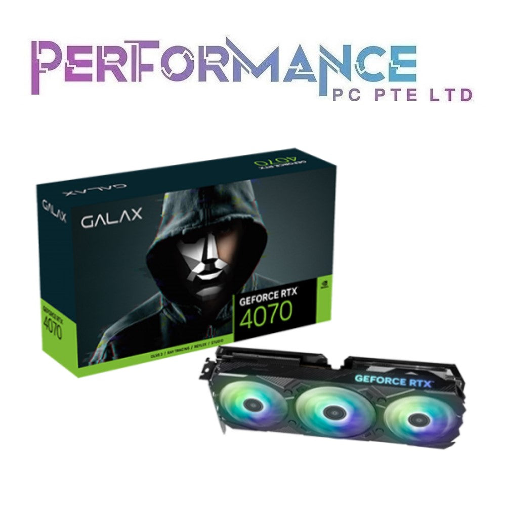 GALAX GeForce RTX 4070 RTX4070 EX Gamer Black / White / Pink 12GB GDDR6X (3 YEARS WARRANTY BY CORBELL TECHNOLOGY PTE LTD)