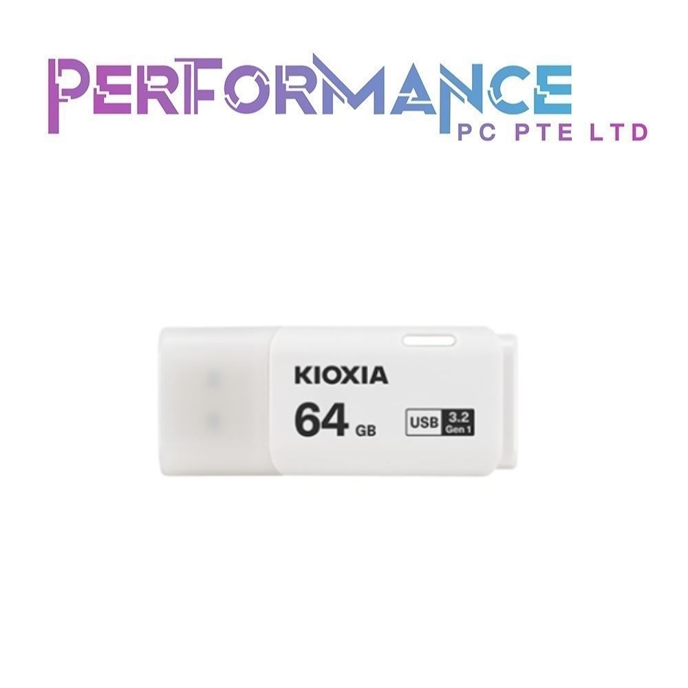 KIOXIA TransMemory U301 USB3.2 Gen 1 32GB/64GB/128GB White (5 YEARS WARRANTY BY KIOXIA PTE LTD)