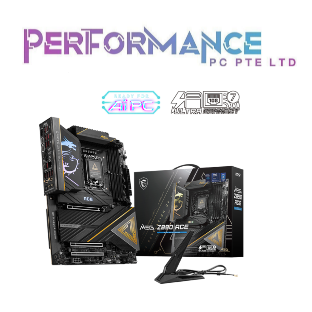 MSI MEG Z890 ACE Motherboard (3 YEARS WARRANTY BY CORBELL TECHNOLOGY PTE LTD)