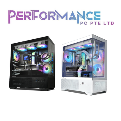 ZALMAN CHRONIX ATX CASE BLACK/WHITE  3 ARGB FAN(1 YEAR WARRANTY BY CDL TRADING PTE LTD)