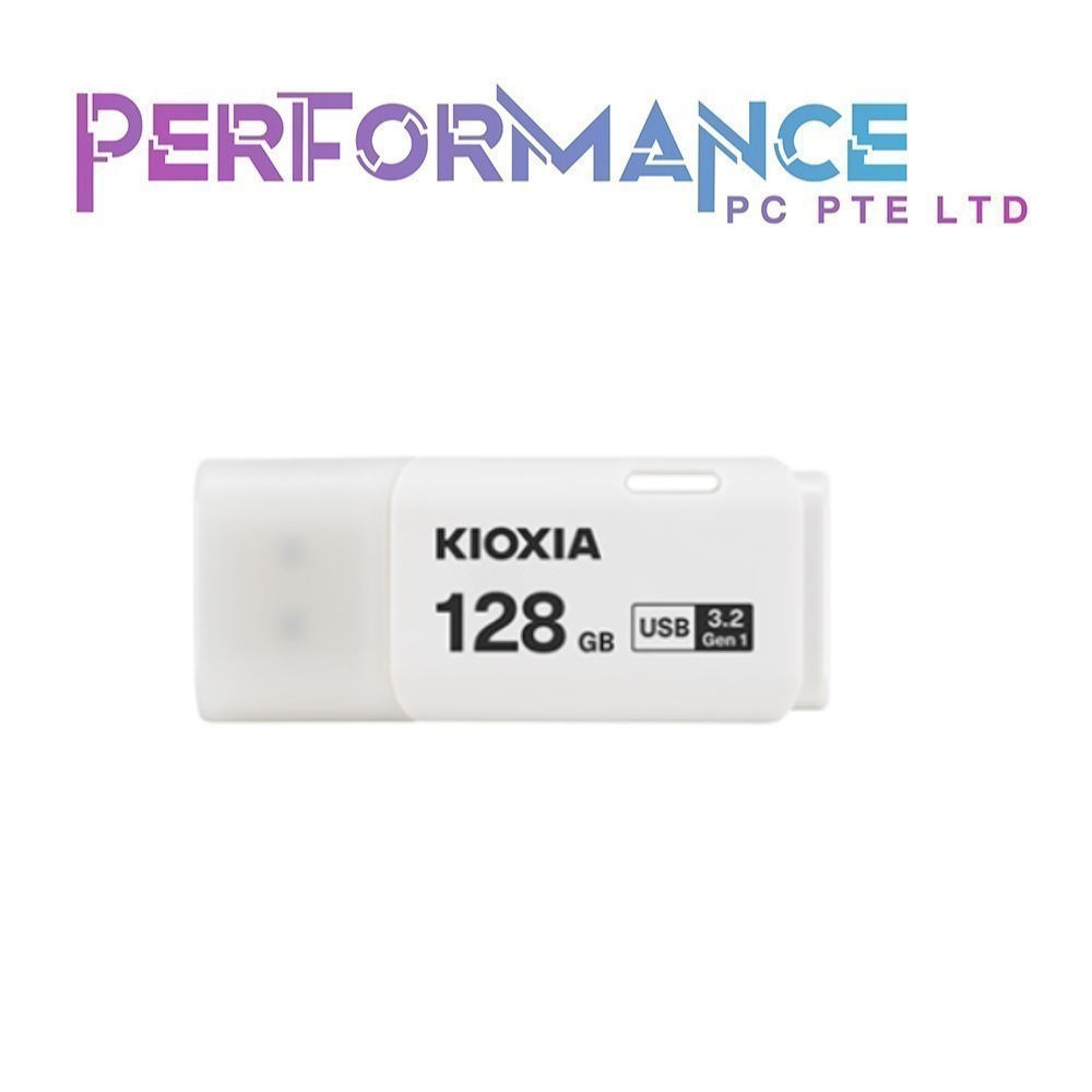 KIOXIA TransMemory U301 USB3.2 Gen 1 32GB/64GB/128GB White (5 YEARS WARRANTY BY KIOXIA PTE LTD)
