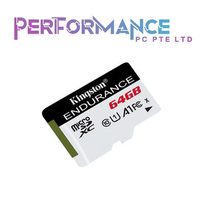 Kingston High-Endurance MicroSD 32GB/ 64GB/ 128GB/ 256GB (LIFETIME WARRANTY BY CONVERGENT)