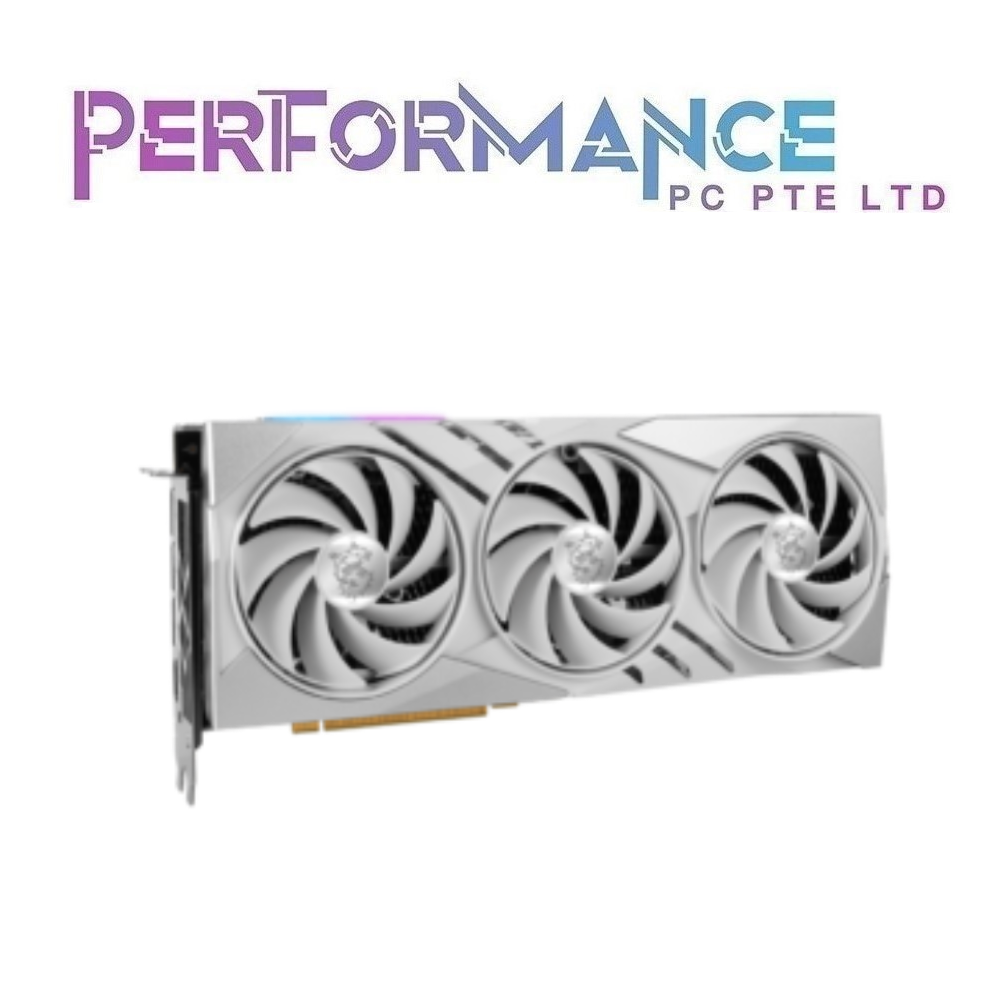 MSI GeForce RTX 4070 Ti  RTX4070 Ti RTX 4070Ti SUPER 16G GAMING X SLIM WHITE (3 YEARS WARRANTY BY CORBELL TECHNOLOGY PTE LTD)