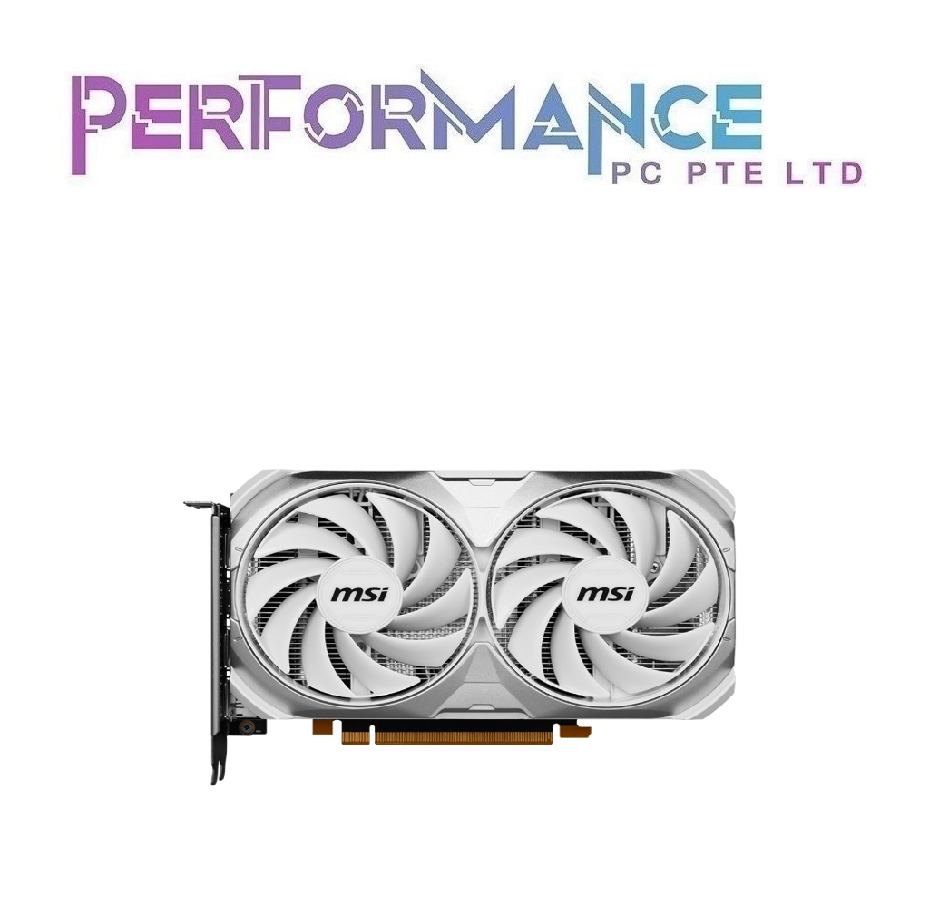 MSI GeForce RTX4060 RTX 4060 VENTUS 2X WHITE 8G OC ( 3 Year Warranty with Corbell Technology Pte Ltd )