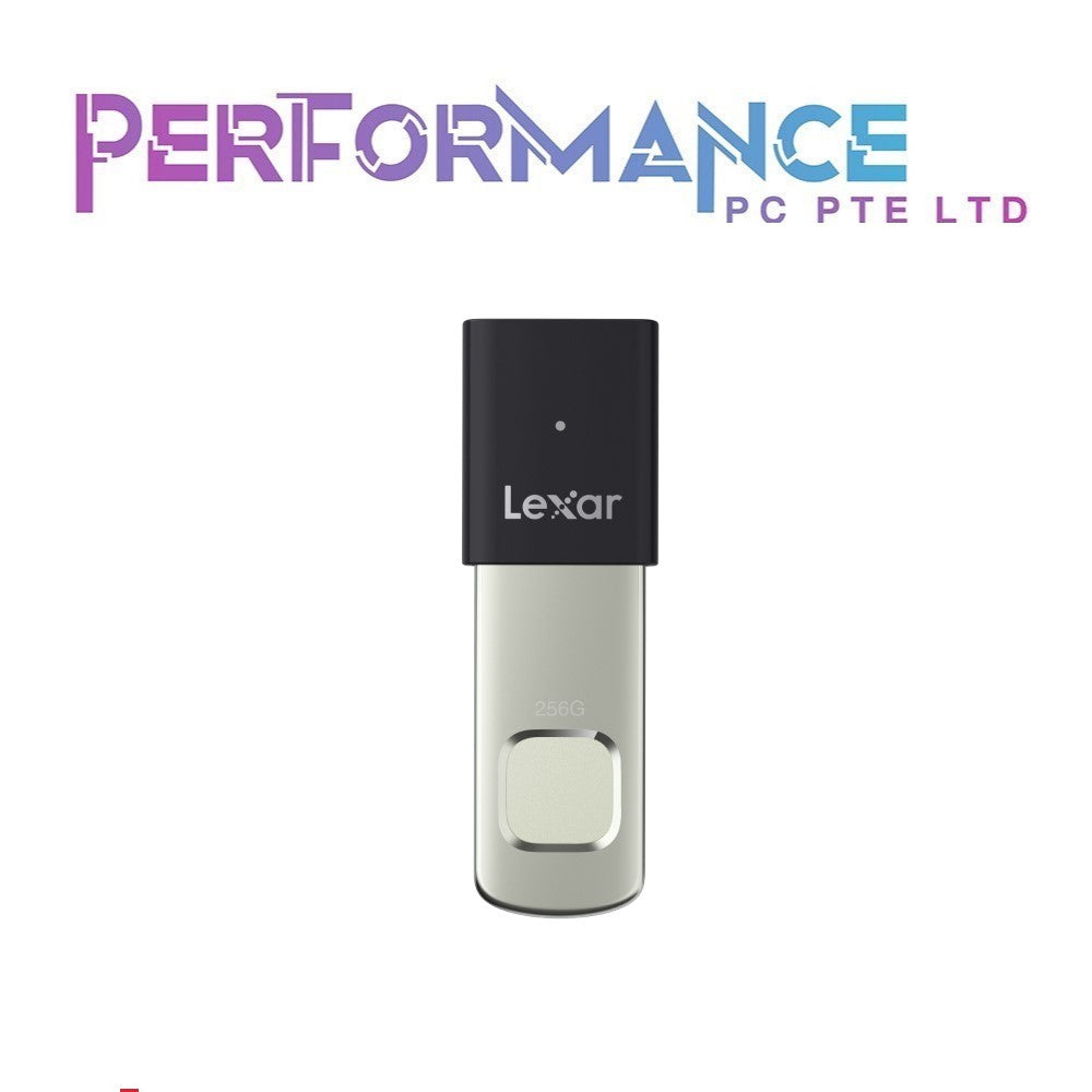 LEXAR F35 PRO FINGERPRINT THUMBDRIVE 256GB USB 3.2 GEN 1 (3 YEARS WARRANTY BY TECH DYNAMIC PTE LTD)