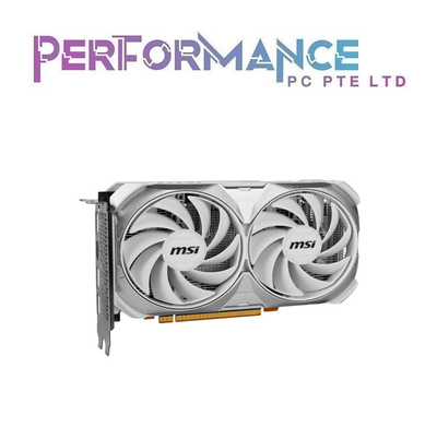 MSI GeForce RTX4060 RTX 4060 VENTUS 2X WHITE 8G OC ( 3 Year Warranty with Corbell Technology Pte Ltd )