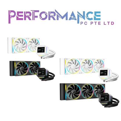 DEEPCOOL LM240/lm360 BLACK/WHITE AIO CPU COOLER (3 YEARS WARRANTY BY TECH DYNAMIC PTE LTD)