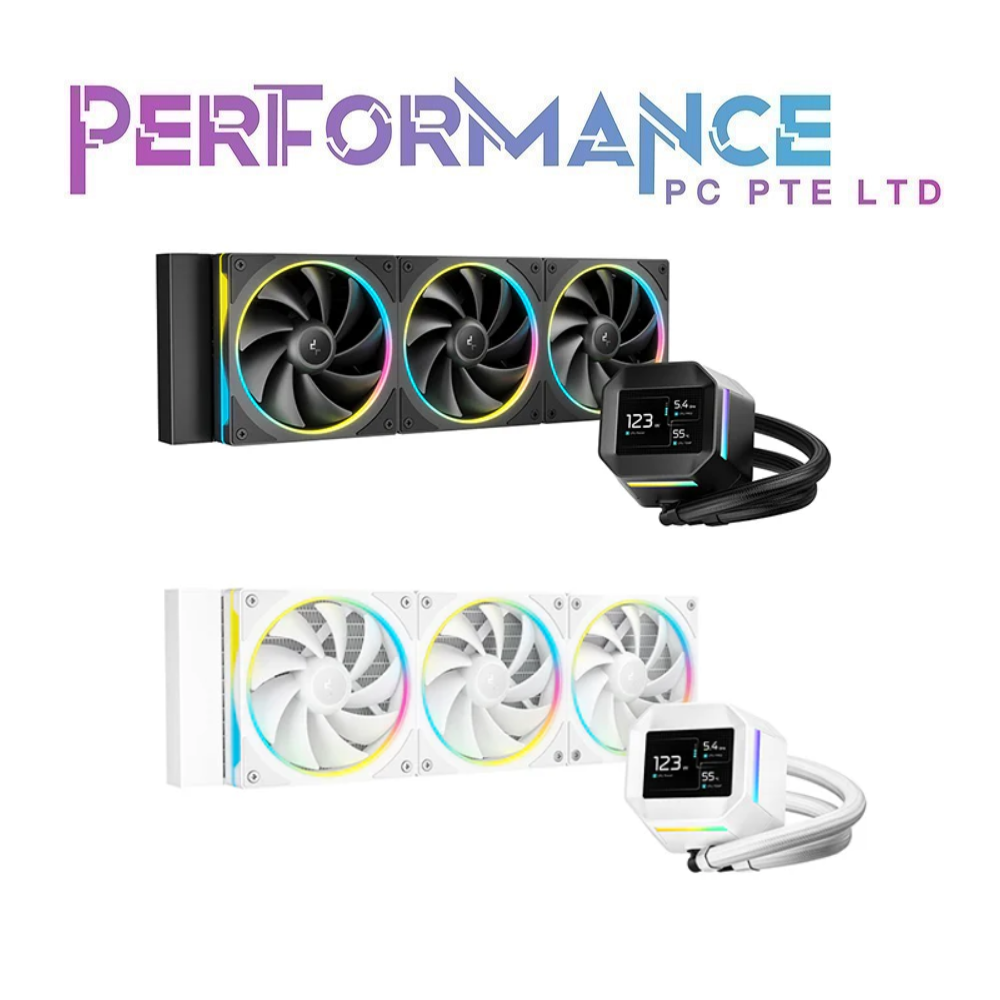 DEEPCOOL LM240/lm360 BLACK/WHITE AIO CPU COOLER (3 YEARS WARRANTY BY TECH DYNAMIC PTE LTD)