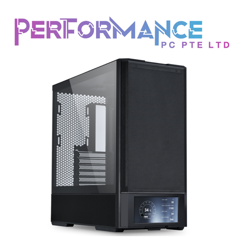 LIAN LI LANCOOL 207 DIGITAL BLACK TEMPERED GLASS M-ATX CHASSIS (1 YEARS WARRANTY BY CORBELL TECHNOLOGY PTE LTD)