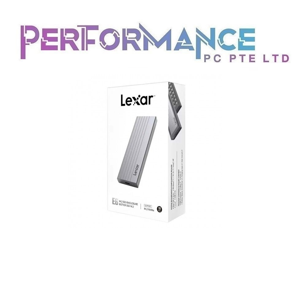 LEXAR E6 M.2 NVME SSD Enclosure  (1 YEAR WARRANTY BY TECH DYNAMIC TECHNOLOGY PTE LTD)