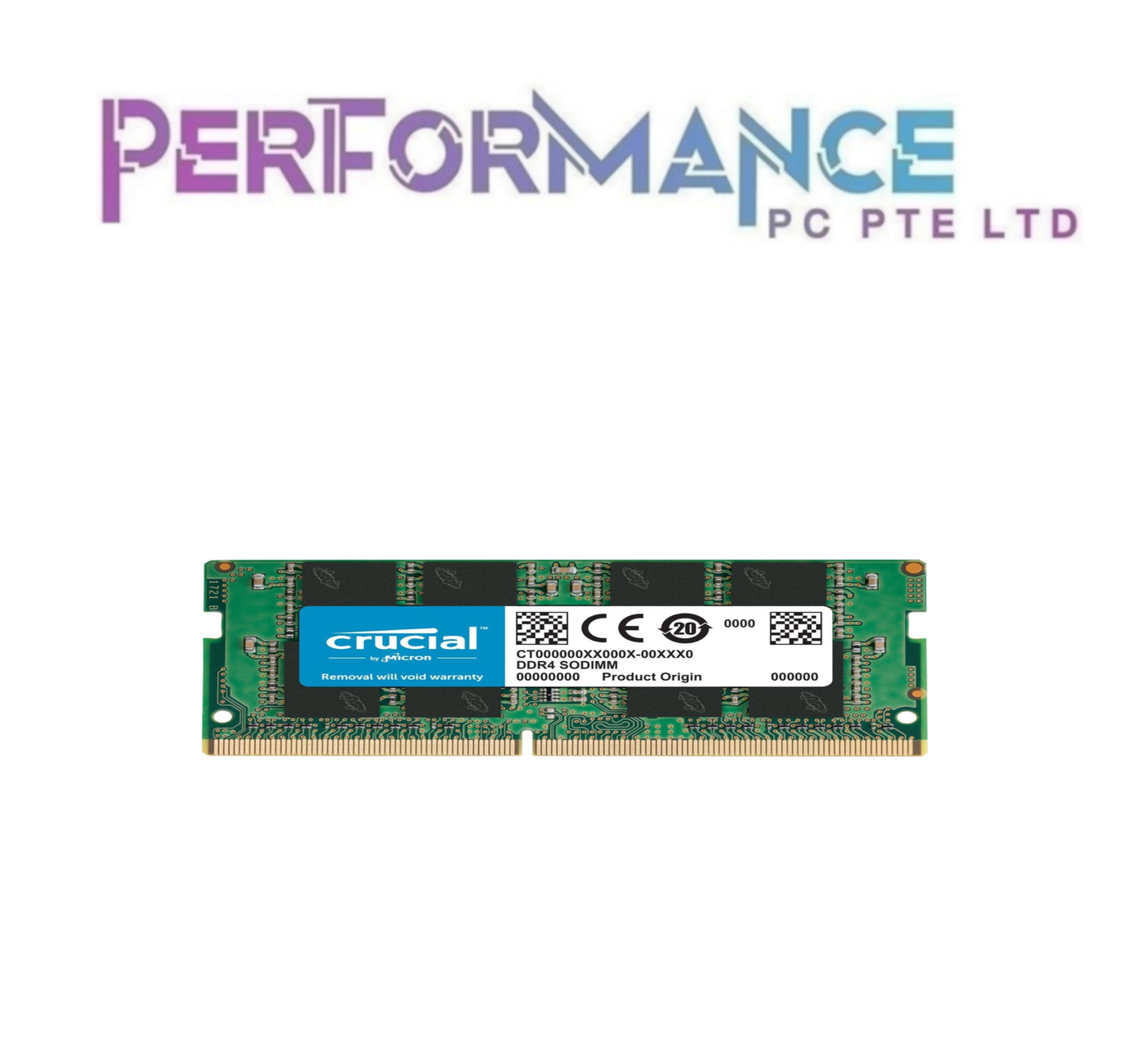 CRUCIAL 8GB DDR4-2666MT/s SODIMM 1.2V CL19 (LIMITED LIFETIME WARRANTY)