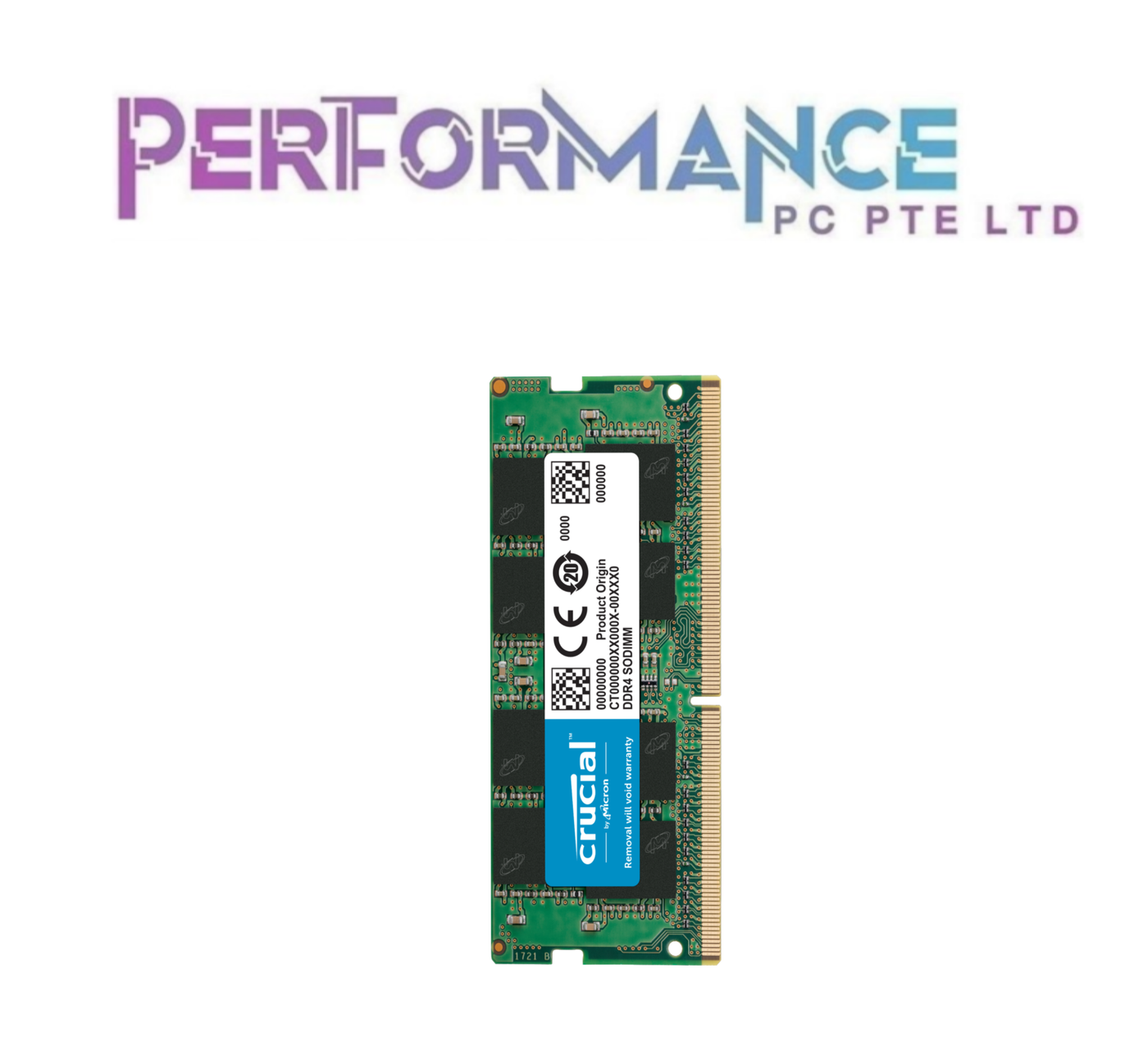 CRUCIAL 8GB DDR4-2666MT/s SODIMM 1.2V CL19 (LIMITED LIFETIME WARRANTY)