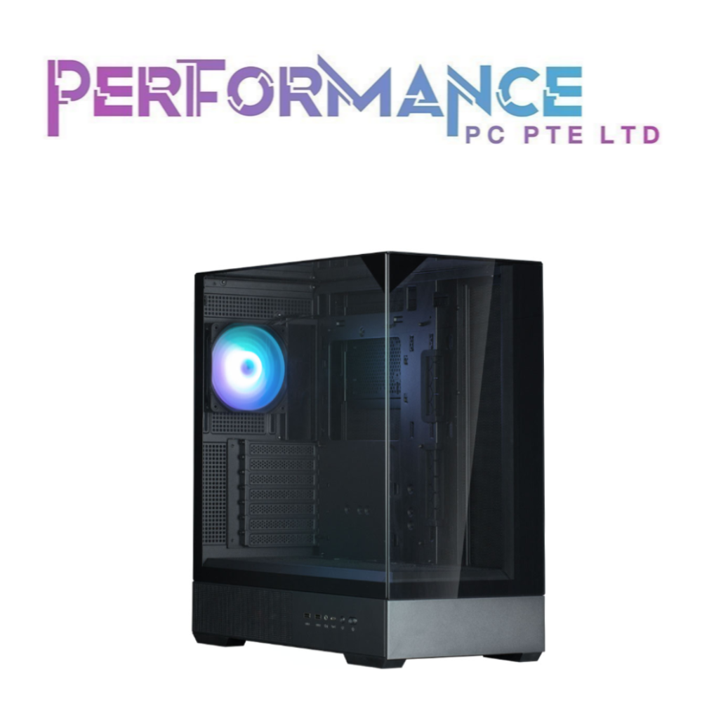 ZALMAN P40 PRISM ATX CASE BLACK/WHITE 1 ARGB FAN (1 YEAR WARRANTY BY CDL TRADING PTE LTD)