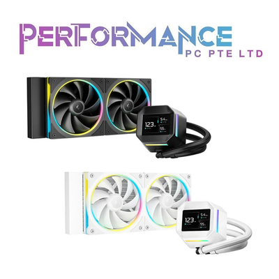 DEEPCOOL LM240/lm360 BLACK/WHITE AIO CPU COOLER (3 YEARS WARRANTY BY TECH DYNAMIC PTE LTD)