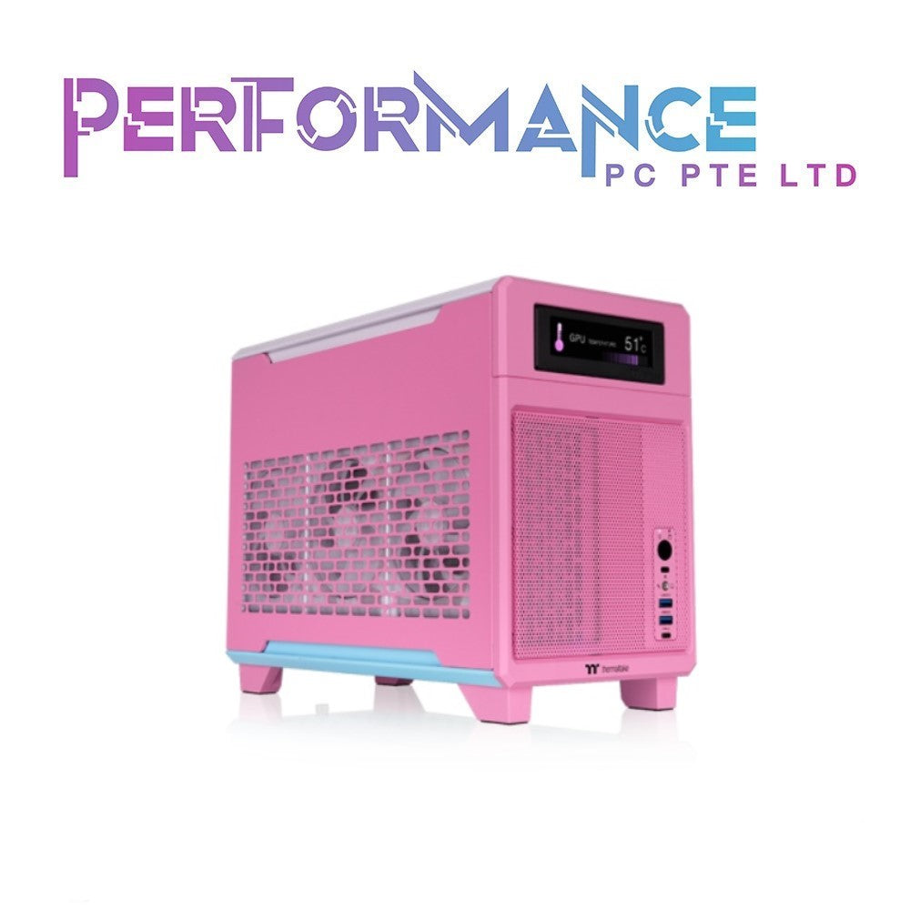 THERMALTAKE TR100 BUBBLE PINK/ STRAWBERRY/BLACK MINI TOWER CHASSIS (3 YEARS WARRANTY BY CORBELL TECHNOLOGIES PTE LTD)