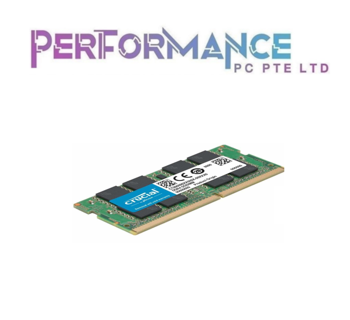 Crucial 8GB DDR4 3200 MT/s (PC4-25600) CL22 SR x8 Unbuffered SODIMM 260pin (LIMITED LIFETIME WARRANTY)