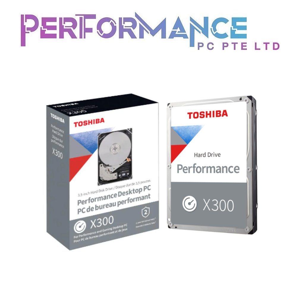 TOSHIBA X300  PERFORMANCE DESKTOP INTERNAL HDD 4TB / 8TB 7200 rpm (2 YEARS WARRANTY)