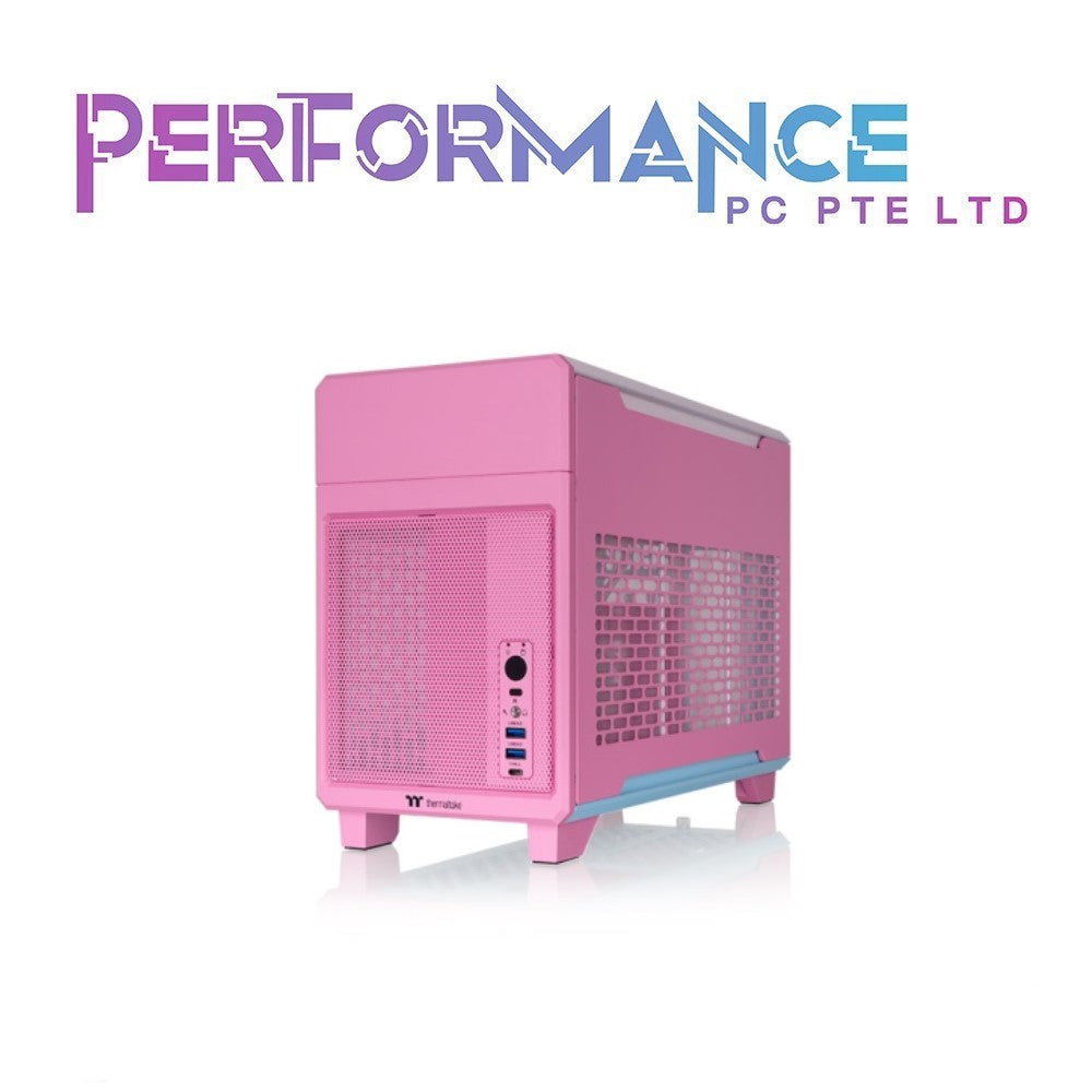 THERMALTAKE TR100 BUBBLE PINK/ STRAWBERRY/BLACK MINI TOWER CHASSIS (3 YEARS WARRANTY BY CORBELL TECHNOLOGIES PTE LTD)