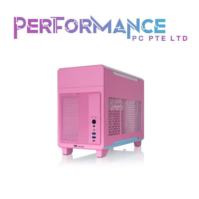 THERMALTAKE TR100 BUBBLE PINK/ STRAWBERRY/BLACK MINI TOWER CHASSIS (3 YEARS WARRANTY BY CORBELL TECHNOLOGIES PTE LTD)