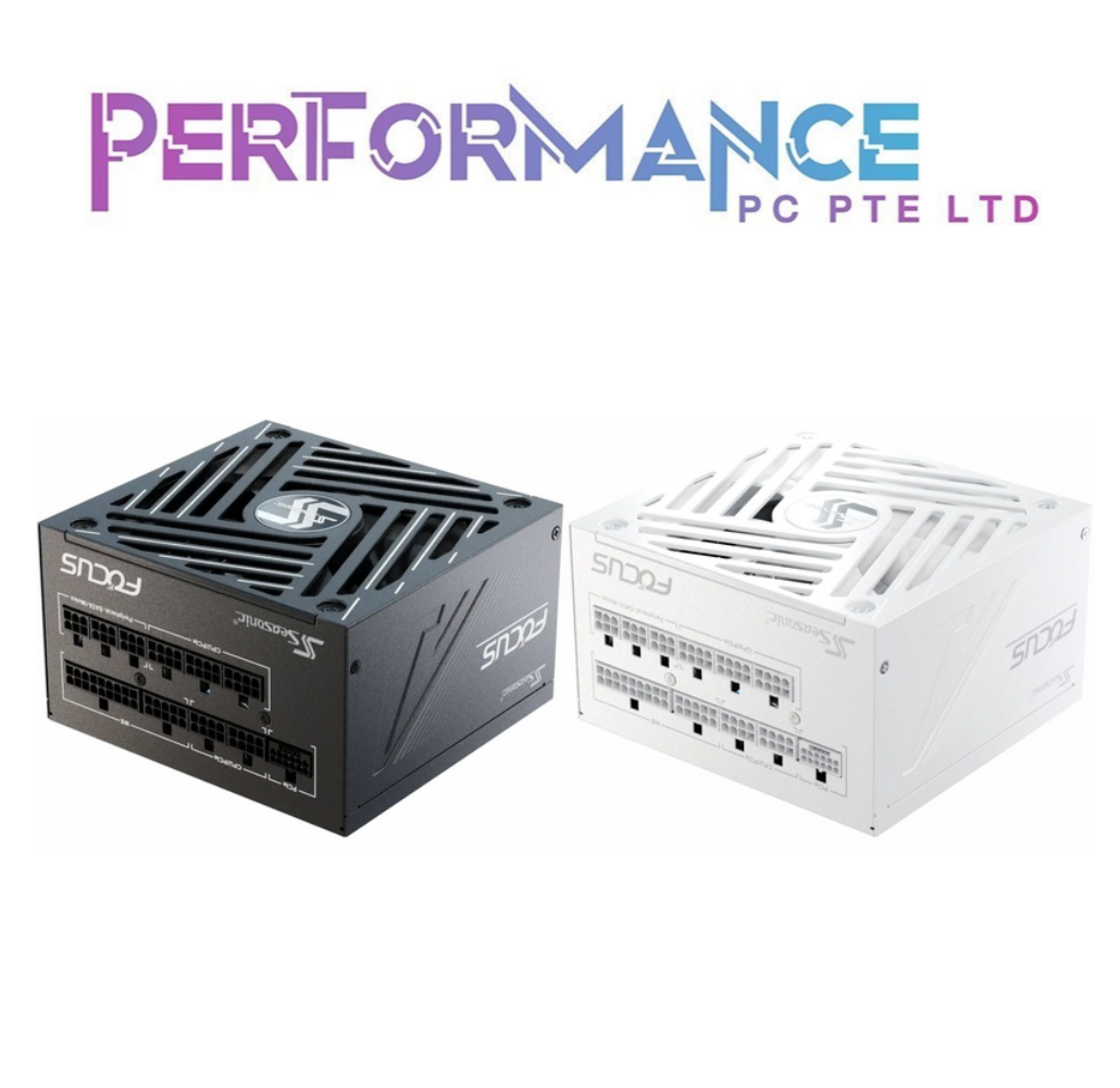 SEASONIC FOCUS GX 750W/850W/1000W FULLY MODULAR (ATX3.1) BLACK/WHITE (10 YEARS WARRANTY BY CORBELL TECHNOLOGIES PTE LTD)
