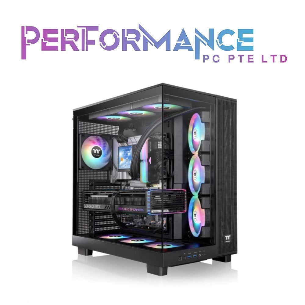 THERMALTAKE VIEW 380 XL TG ARGB MID TOWER CHASSIS BLACK/BUMBLEBEE (3 YEARS WARRANTY BY TECH DYNAMIC PTE LTD)