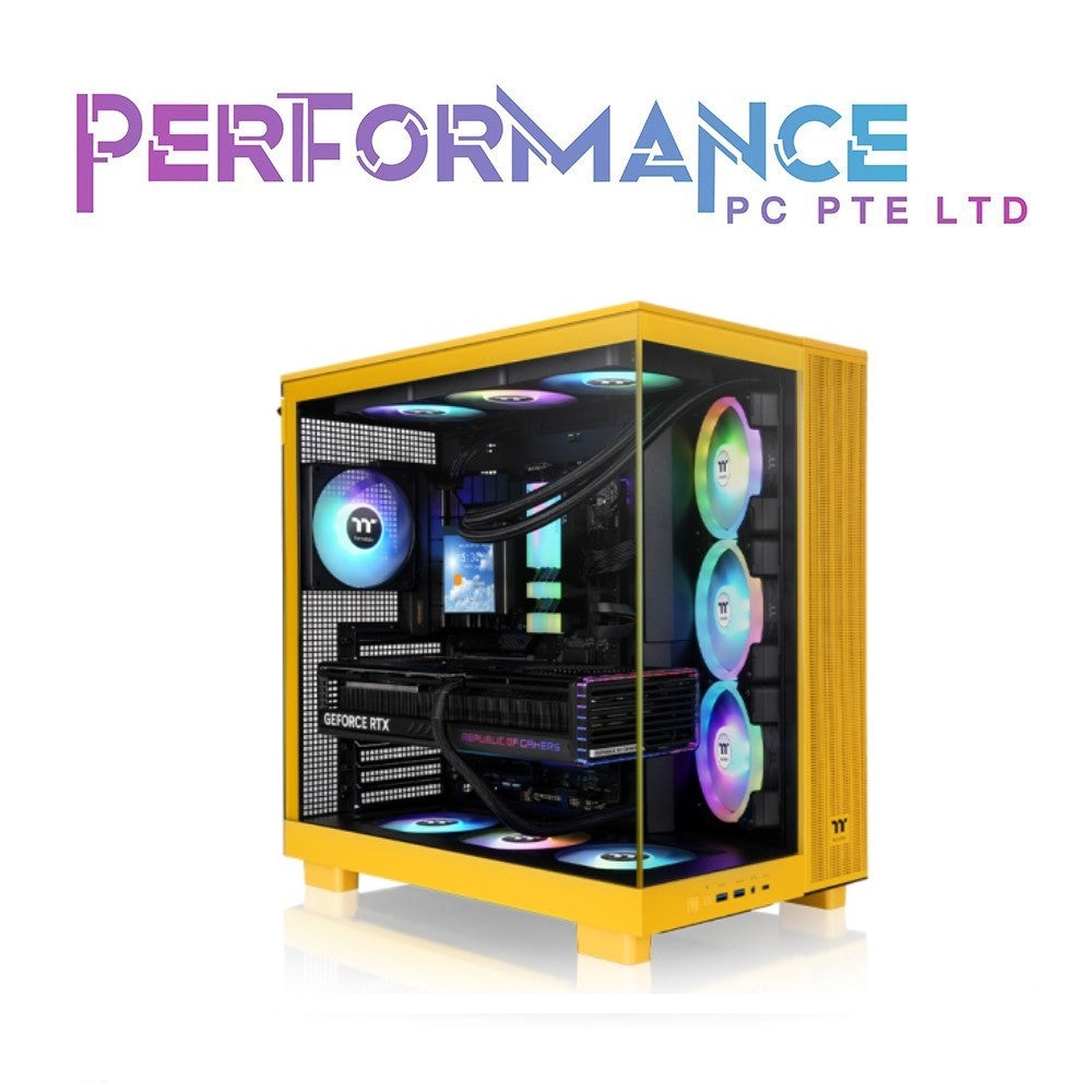 THERMALTAKE VIEW 380 XL TG ARGB MID TOWER CHASSIS BLACK/BUMBLEBEE (3 YEARS WARRANTY BY TECH DYNAMIC PTE LTD)