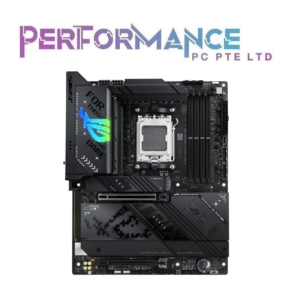 Asus ROG STRIX X870-F X870F X 870F X 870 F GAMING WIFI Black Gaming Motherboard (3 YEARS WARRANTY BY AVERTEK ENTERPRISES PTE LTD)