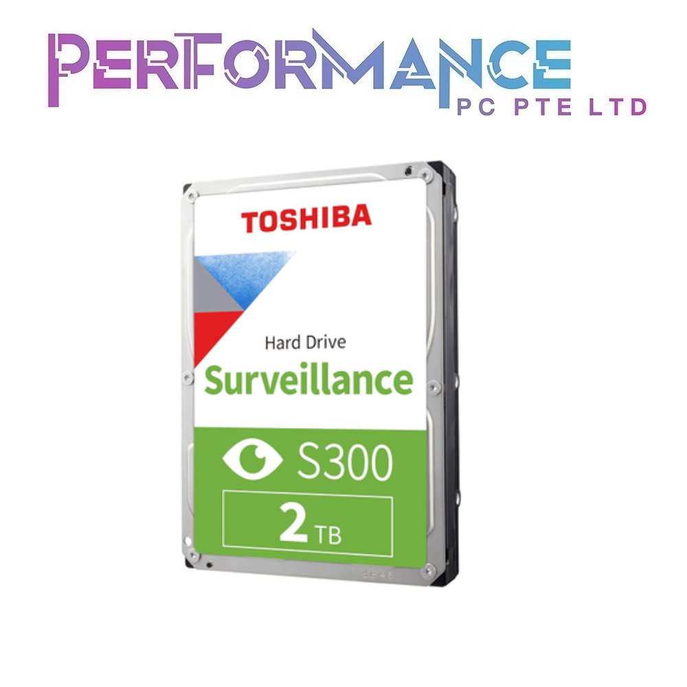 TOSHIBA S300 SURVEILLANCE INTERNAL 3.5" HDD 2TB / 4TB / 6TB 5400 rpm (3 YEARS WARRANTY)