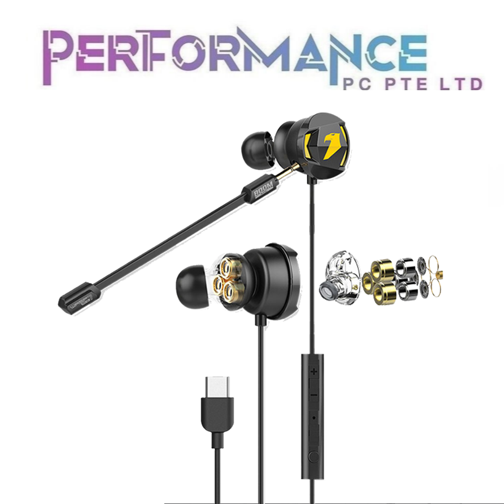 Armaggeddon WASP-7 PRO Triple Driver Gaming Earphone - Dual Bass  (1 YEARS WARRANTY BY LEAPFROG DISTRIBUTION PTE LTD)
