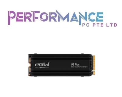 Crucial P5 Plus 1TB/2TB Gen4 NVMe™ M.2 SSD with heatsink (5 YEARS WARRANTY)