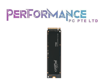 Crucial T700 T 700 t700 1TB / 2TB / 4TB  PCIe Gen5 NVMe M.2 SSD with / without Heatsink ( 11700R/9500W for non heatsink 1tb / 2tb ) ( 12400R/11800W for following product) ( 5 years warranty with Convergent )