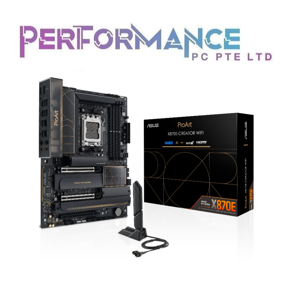 Asus ProArt X870E X 870E X870 E X 870 E Creator WiFi AM5 ATX Gaming Mobo Motherboard (3 YEARS WARRANTY BY AVERTEK ENTERPRISES PTE LTD)