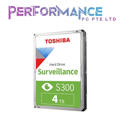 TOSHIBA S300 SURVEILLANCE INTERNAL 3.5" HDD 2TB / 4TB / 6TB 5400 rpm (3 YEARS WARRANTY)