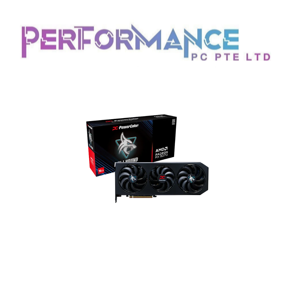 POWERCOLOR Hellhound AMD Radeon™ RX 9070 16GB GDDR6 (3 YEARS WARRANTY ...