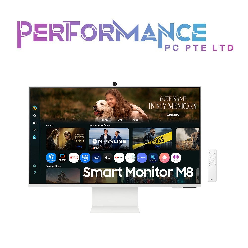 SAMSUNG LS32FM803UEXXS 32" M8 FLAT SMART 4K MONITOR (3 YEARS WARRANTY BY BAN LEONG TECHNOLOGIES PTE LTD)