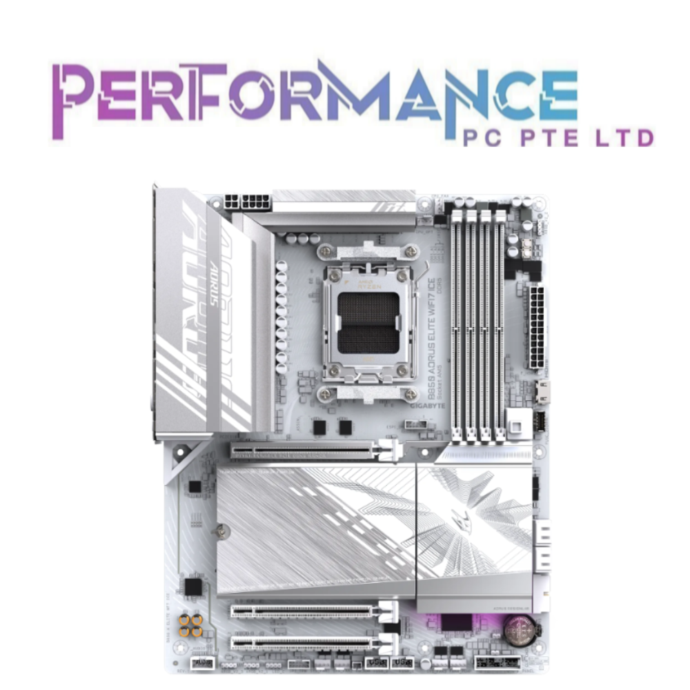 Gigabyte B850 B 850 AORUS ELITE WIFI7 ICE DDR5 AM5 ATX Gaming Mobo Motherboard (3 YEARS WARRANTY BY CDL TRADING PTE LTD)