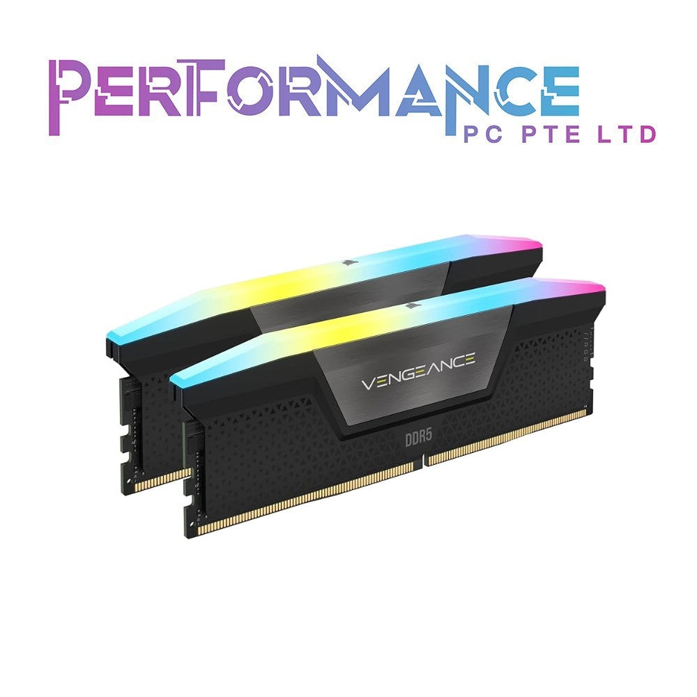 CORSAIR VENGEANCE RGB DDR5 (2X16/32GB) 6000 CL30 1.4V INTEL & AMD EXPO (LIMITED LIFETIME WARRANTY BY CONVERGENT SYSTEMS)