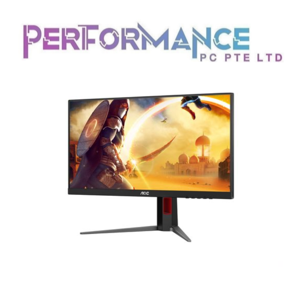 AOC 24G4 23.8" FAST IPS HDMI/ DP/ Adaptive Sync/ HDR10/ Height Adj/ Pivot/ 180Hz/ 1ms  (3 YEARS WARRANTY BY CORBELL TECHNOLOGY PTE LTD)